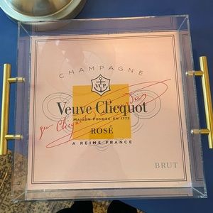 Veuve clicquot tray